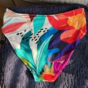 | NWT Swim Bottom Abstract Multi Color