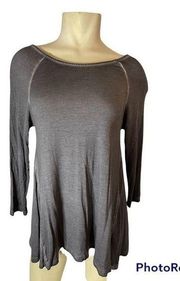 Women’s Gray Long Sleeve Shirt Size Medium