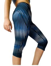 ★  mid rise sculpted leggings - Blue/Black ★