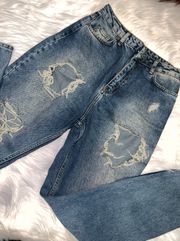 Distressed Jeans