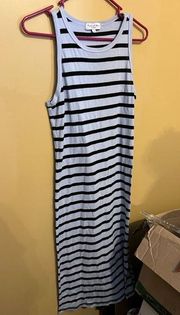 Michael stars striped maxi dress M