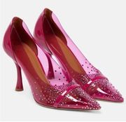 Malone Souliers Joan 90 Crystal & PVC Pumps size 39, new in box