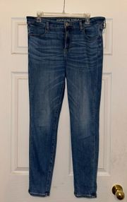 American Eagle Outfitters Next Level Stretch Light Wash Jeans