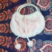 Old Navy Pink Pom Pom Purse