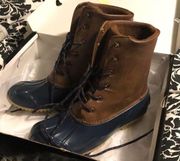 London Fog “Wynter” Duck Boot Navy size 7