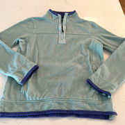 Fat Face Airlie Blue Quarter Zip Pullover Sweatshirt Size Women's 4