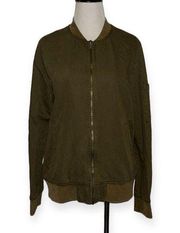 Hinge small‎ olive bomber jacket