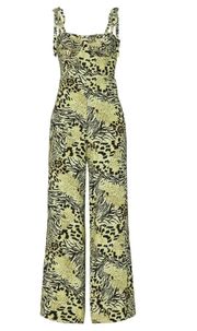 Fame and Partners Suraya Safari Citrus Jumpsuit - US 6