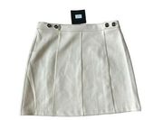 MARC NEW YORK Latte Faux Suede Skirt Size Medium NEW