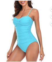 New Relleciga aqua tummy control swim suit one piece size medium