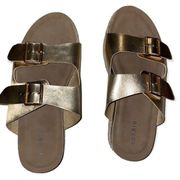 TORRID Gold Platform Sandals
