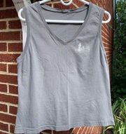 Hilton Head Island South Carolina Sea Pines Gray Tank Top Women's Medium