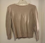 St. Michael’s  Cream Lambswool Sweater - Size 10 (Fits like XS)