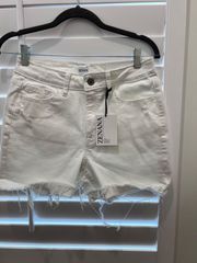 Zenana Denim White Jean Shorts 