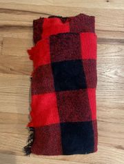 Red Buffalo Plaid Scarf