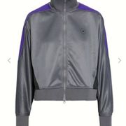 by Stella McCartney Printed fleece track jacket steel grey L