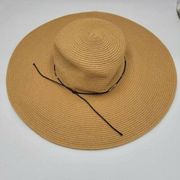 Merona Womens Sun Hats Size M/L Tan Woven Summer Target Slip-On