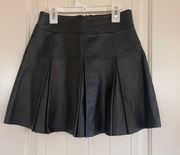 mini leather Skirt NWOT