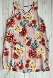 Envy Blush Pink Carnation A-Line Dress Sz M