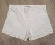 Crisp White Shorts by