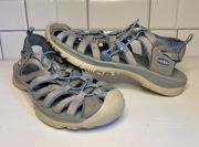 fisherman sandals womens 9 US aqua gray light blue hiking water Excellent!