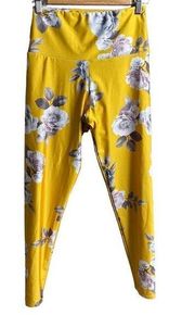 Onzie flow rose floral leggings