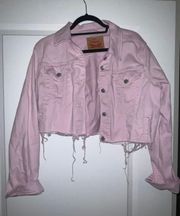 Pink Levi jean jacket