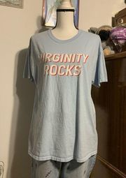 Danny Duncan Light Blue Virginity Rocks Shirt