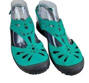 Jambu Green Mary Jane Walking Outdoor Closed Toed Sandals Rubber Sole Size 9.5M