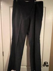 New York & Company Trousers. Size 14 Tall. Navy with white dots. Like new.