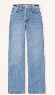 abercrombie and fitch high rise 90s relaxed jeans