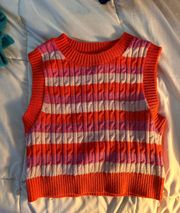 Cropped Sweater Vest