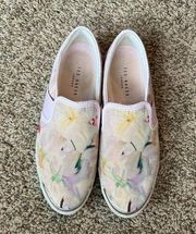 Ted Baker Laulei floral slip on sneakers