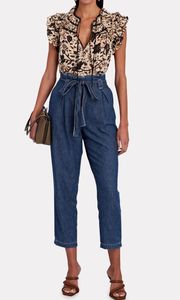 Violette Denim Paperbag Pants NWT