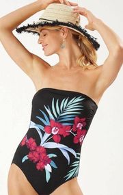 Tommy Bahama New.  floral swimsuit. Retails $168. Size 8