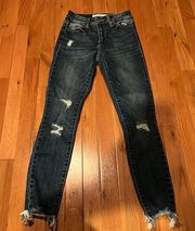 Hidden denim skinny jeans size 24