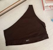 One Shoulder Sports Bra