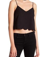 English Factory Cropped scalloped camisole nwt