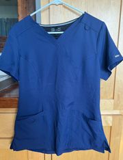 Navy Scrub Top