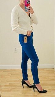 NWT Polo Ralph Lauren Tompkins Skinny High Rise Ankle Blue Jeans Size 25