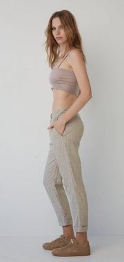 NWT Banana Republic Women’s linen crop pant size 6 Petite