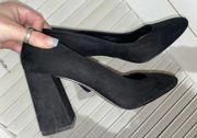 Black Suede Heels