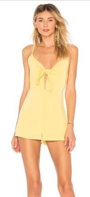 Yellow Tie Romper