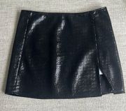 Black Mini Skirt Large