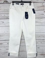 Charter Club Crop Pants 5-Pocket Cuffed Stretch