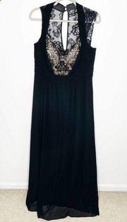 CITY CHIC Black Formal Sleeveless Maxi Dress Size 14