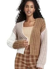 Wild Fable Color block Knitted Open front
Cardigan(Size Small)