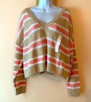 Wild Fable  Long Sleeve V Neck Sweater XXL