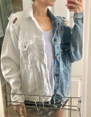 Split Denim Jacket