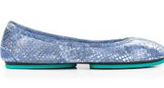 Tieks PARADISE BLUE flats size 8